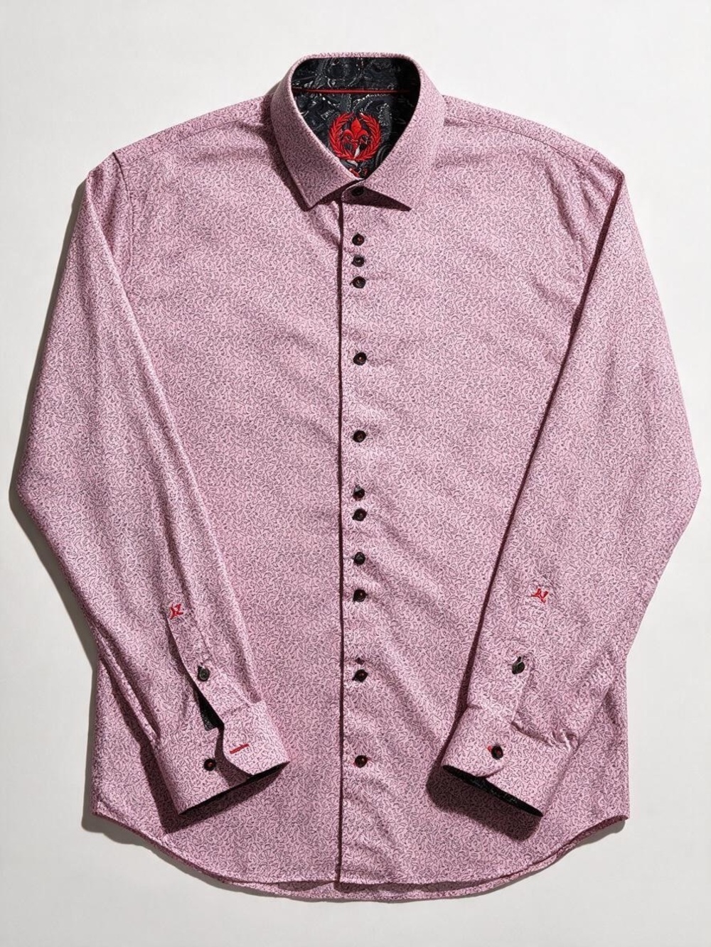 AuNoir 🇨🇦 Men's XL Dress Shirt with Contrast Trim